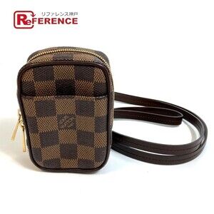 Louis Vuitton Damier Etui Okapi Shoulder Bag Canvas Brown Ebene Brown